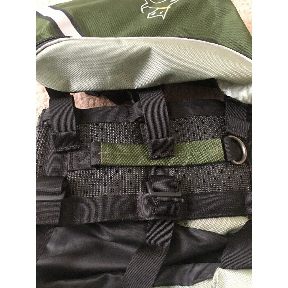 Olly Dog Sport Pet Saddle Backpack Bag Outdoor Green